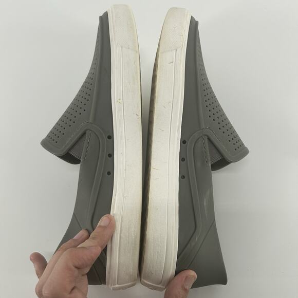 Crocs Men's Gray Citilane Roka Slip-on (smoke/white) Slip On Sz 8 Shoe - Picture 7 of 8